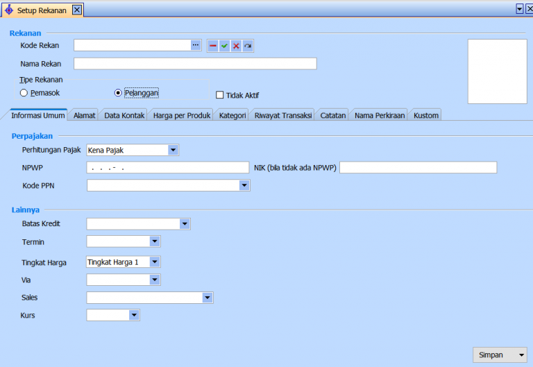 Menambah Pelanggan dan Pemasok Baru Mentari Programindo
