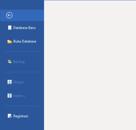 Menu aplikasi Feat, pilih Registrasi